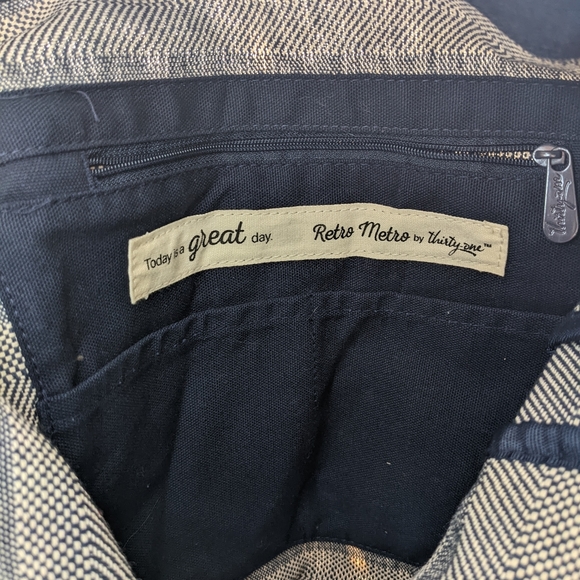 Thirty-one Crossbody bag Navy and White - Picture 4 of 8